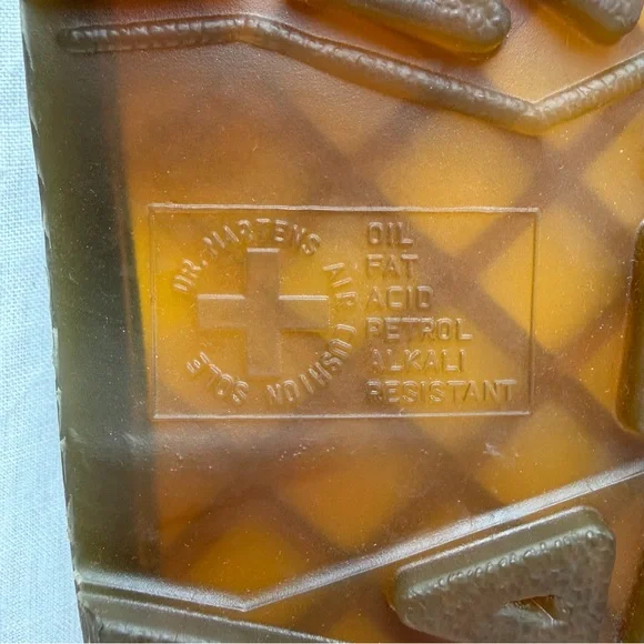 Dr Martens Vintage Y2K Chunky Sandals Women 11Brown Leather Slingback 5A85 EU 43 - Picture 12 of 16